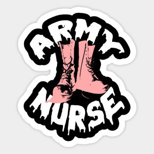 army nurse Sticker